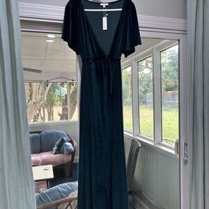 Baltic Born Deep Green Maxi Dress